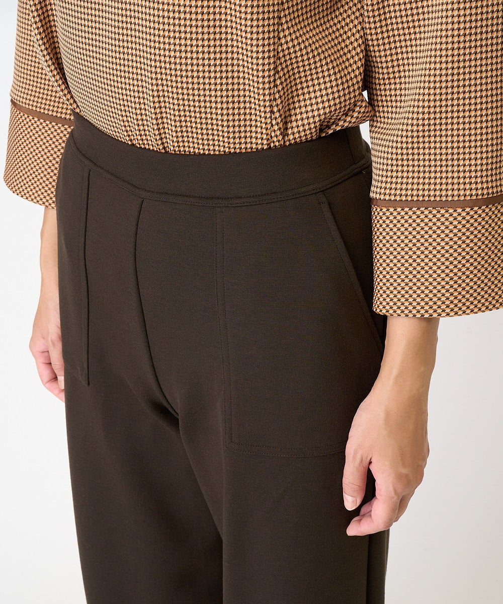 日本製]デュアルウォームガウチョパンツ(ガウチョ・ワイドパンツ