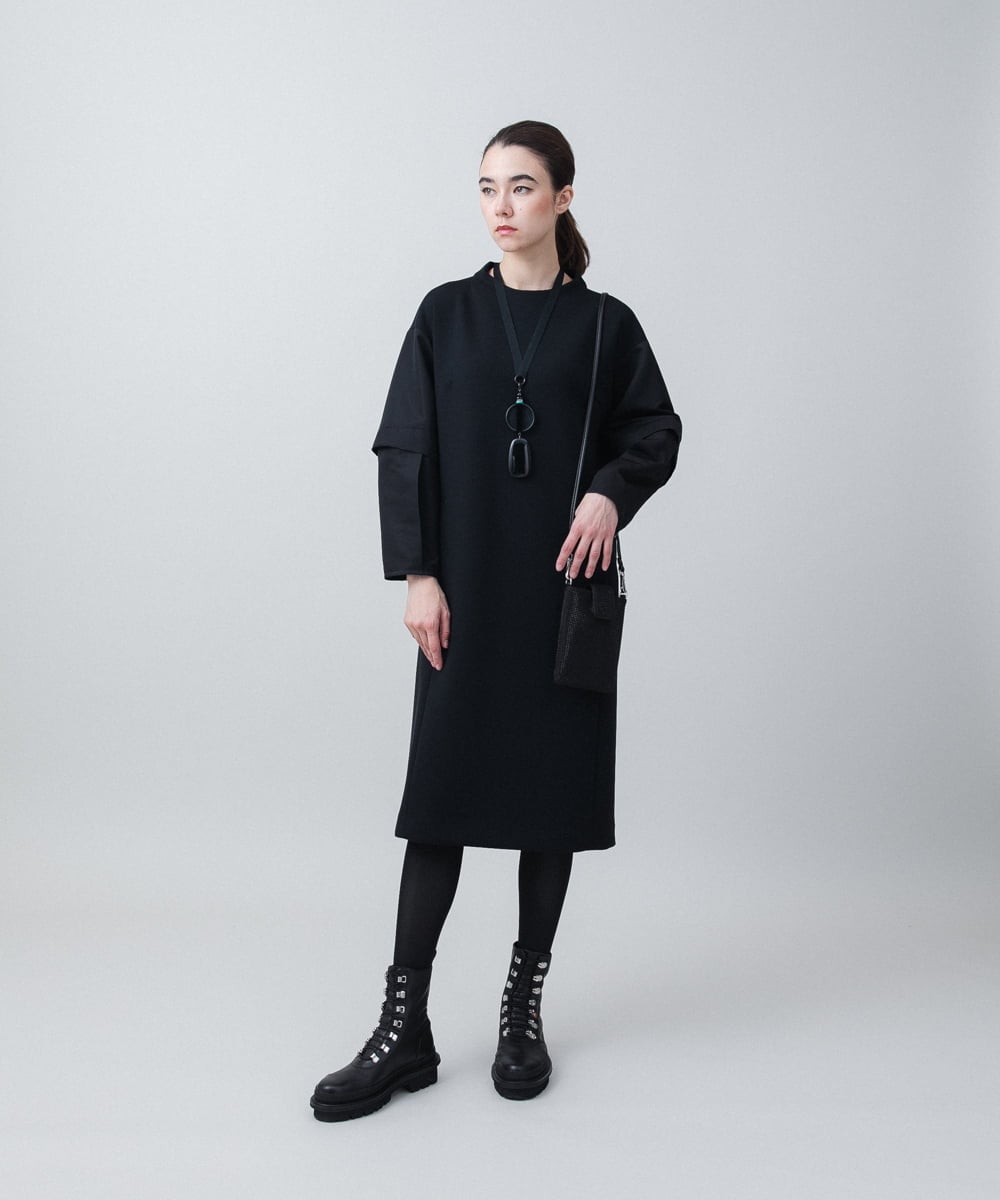 タフタジョイントダンボールニットワンピース /日本製(ワンピース