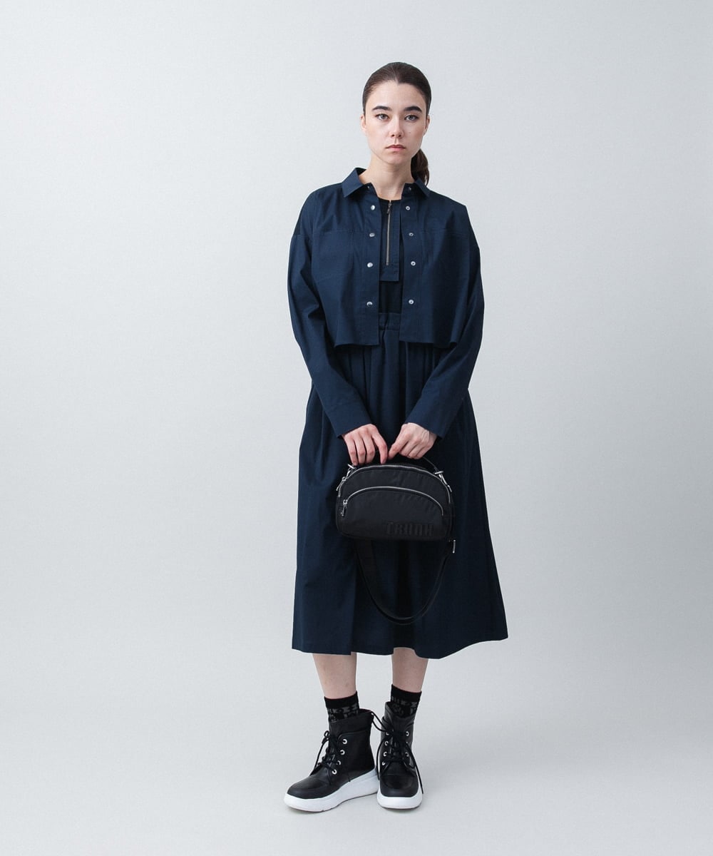 ブロッキングデザインワンピース/洗える(ワンピース) | TRUNK HIROKO