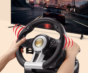 ドライビングシミュレーション ステアリングコントローラー シフト