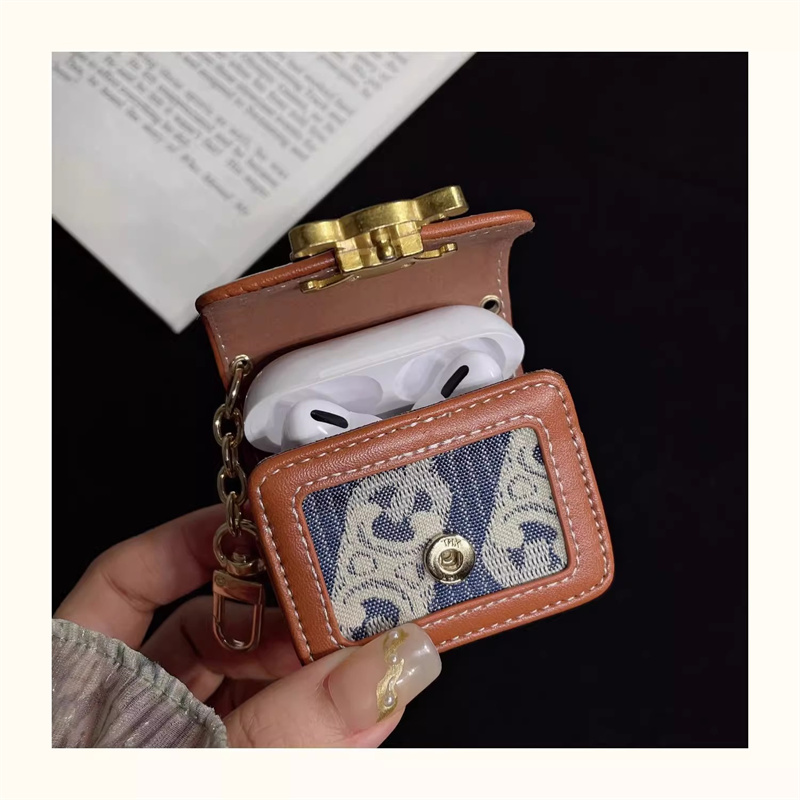 セリーヌ airpods ケース ショルダー エア ポッズ ケース 首 掛け