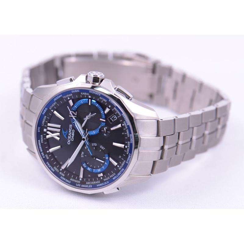 Casio Oceanus OCW-S3400-1AJF MANTA Radio Solar Men`s Watch Japan