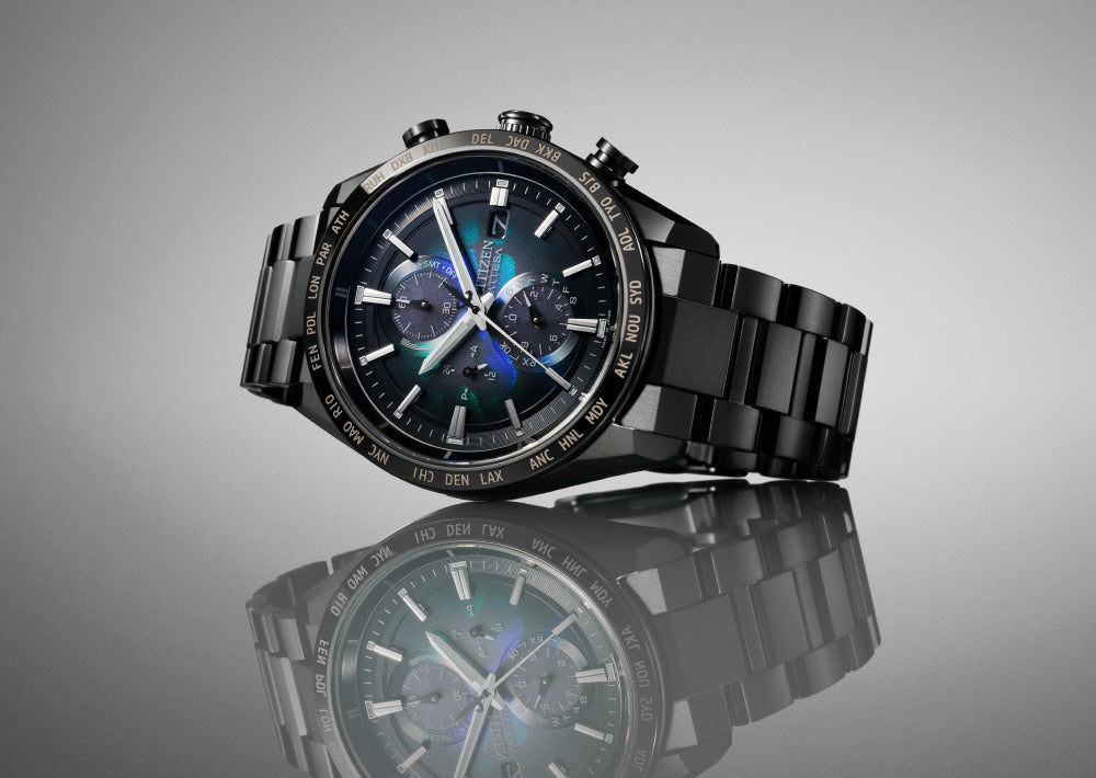 Citizen AT8286-65E Attesa super titanium solar radio limited