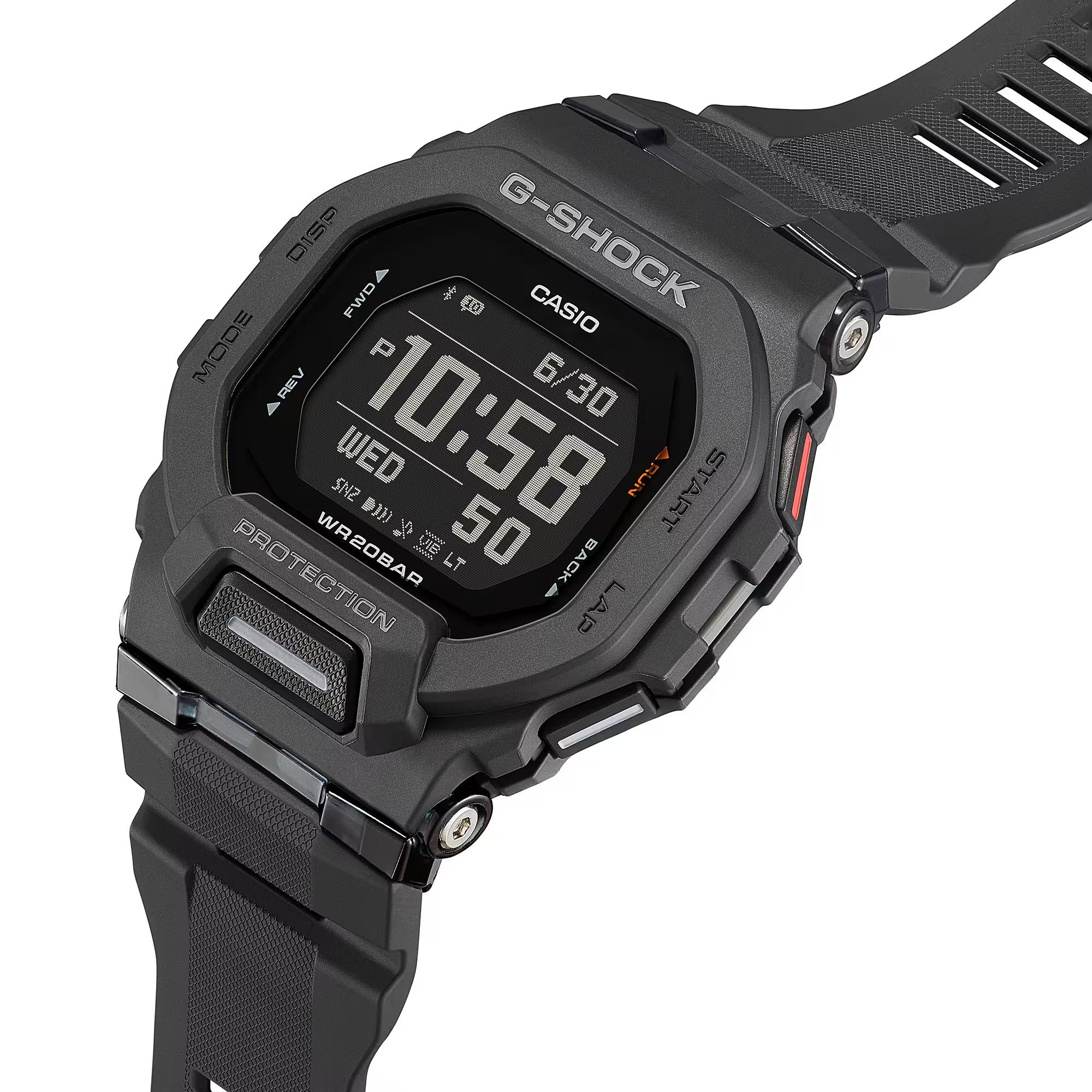 Casio G-shock GBD-200-1A1JFG-SQUAD digital bluetooth resin strap