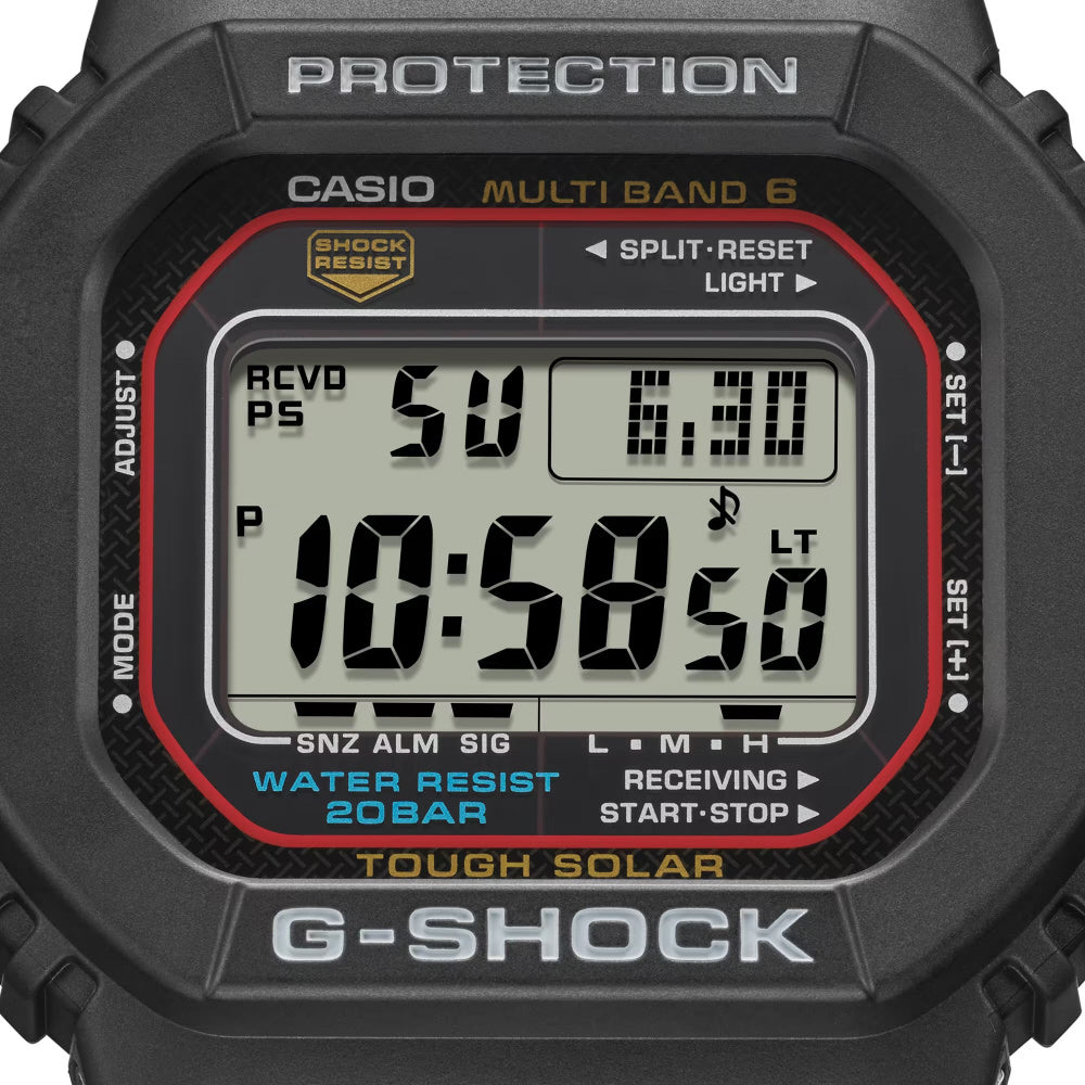 Casio Men's G-SHOCK Solar Radio Wave, 20 Bar Water Resistant, GW