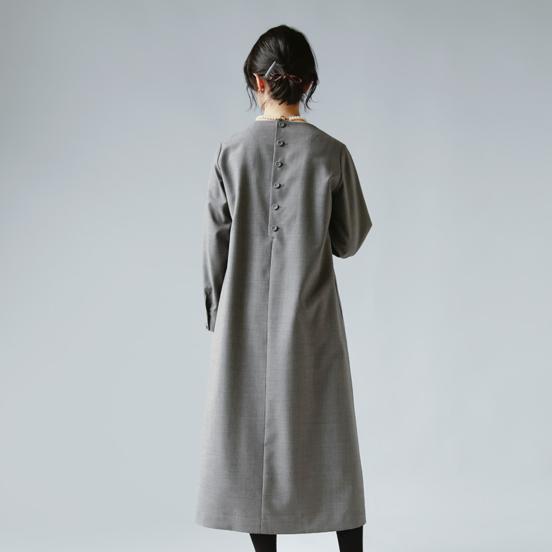 atelier naruse アトリエナルセフォーマルAラインワンピース f03070