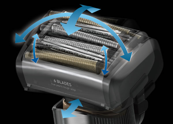 6枚刃往復式シェーバー IZF-E863【マクセルイズミ株式会社】