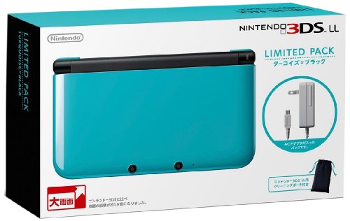 Nintendo 3DS LL Console (Limited Pack Turquoise X Black
