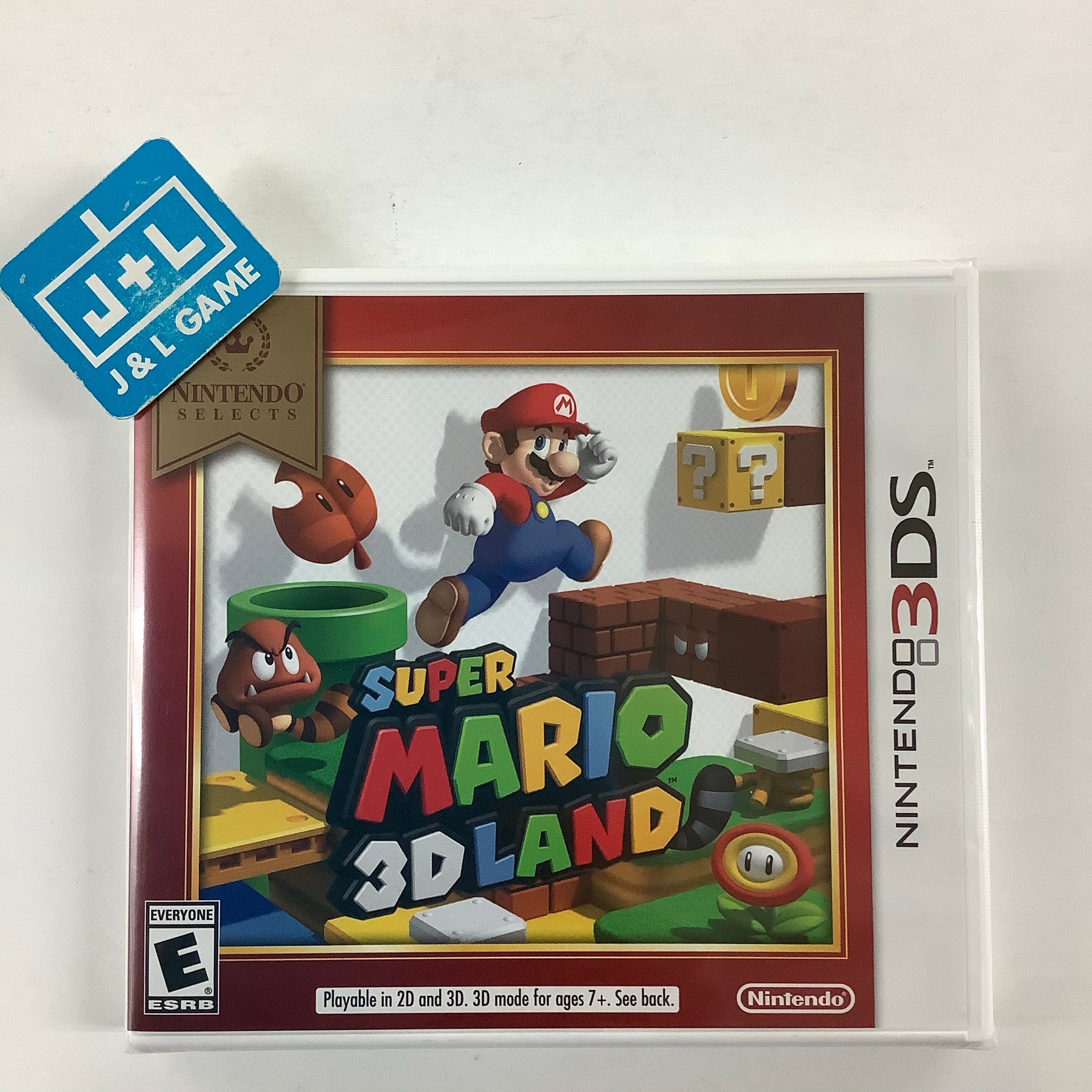Super Mario 3D Land (Nintendo Selects) - Nintendo 3DS | J&L Game