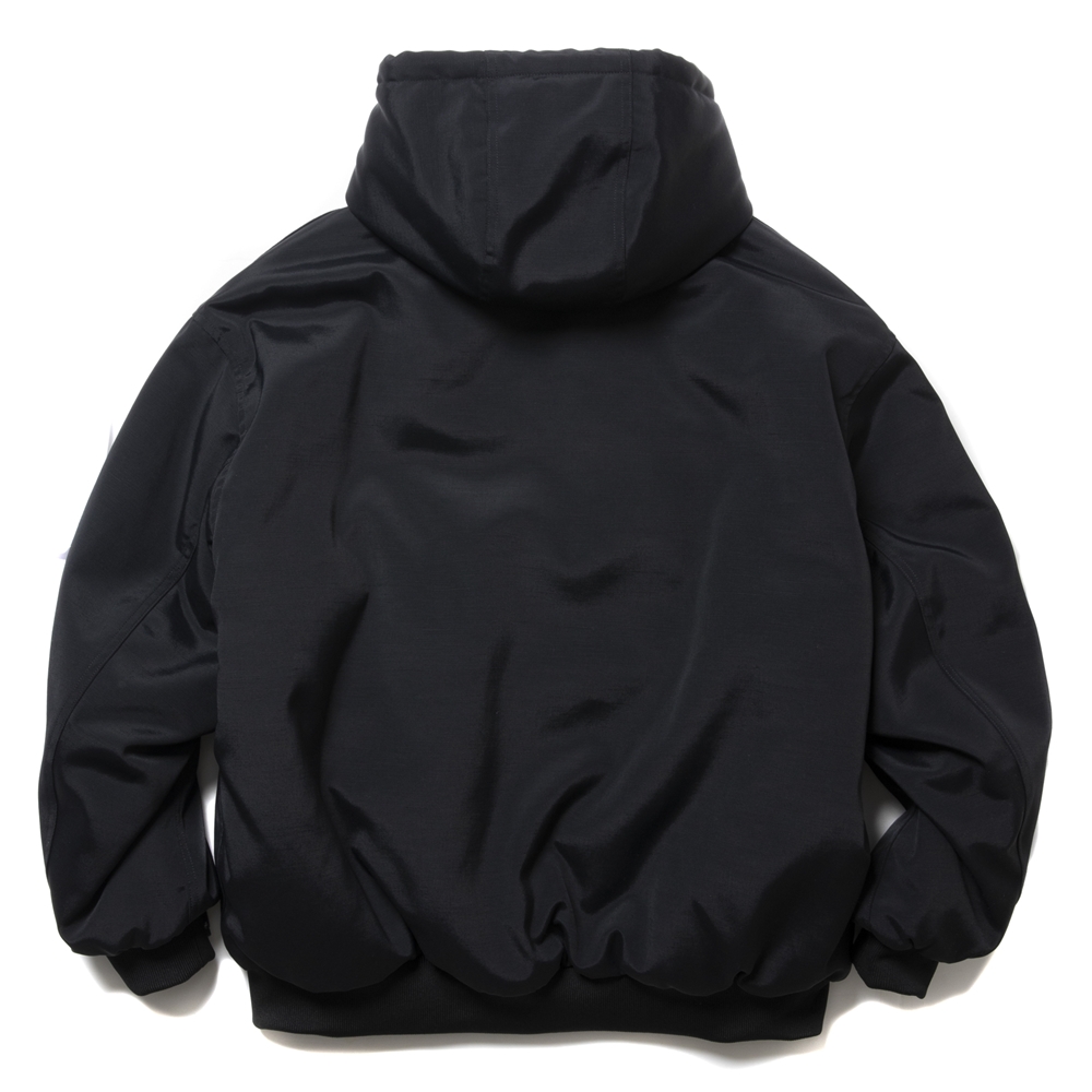 COOTIE PRODUCTIONS/Padded Nylon OX hooded Work Jacket（Black