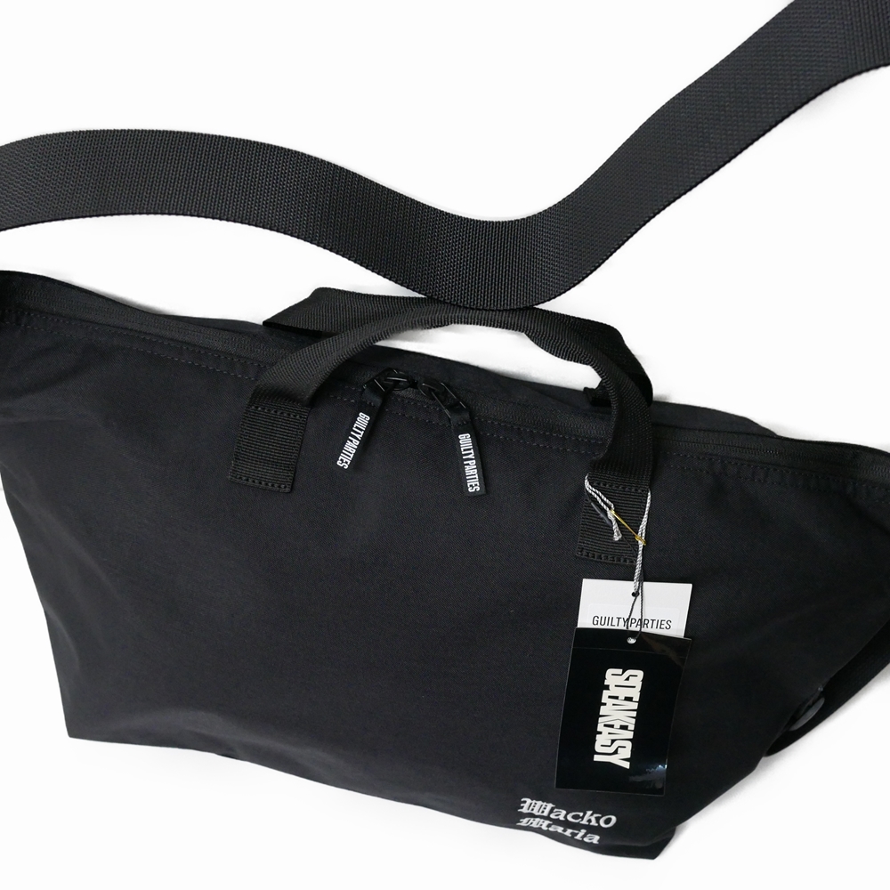 WACKO MARIA/SPEAK EASY / SHOULDER BAG（BLACK）［ショルダーバッグ