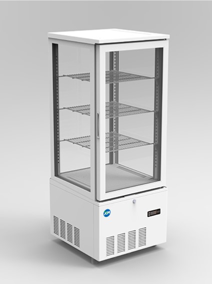 JCMオフィシャルショップ / 4面ガラス冷蔵ショーケース（片面扉