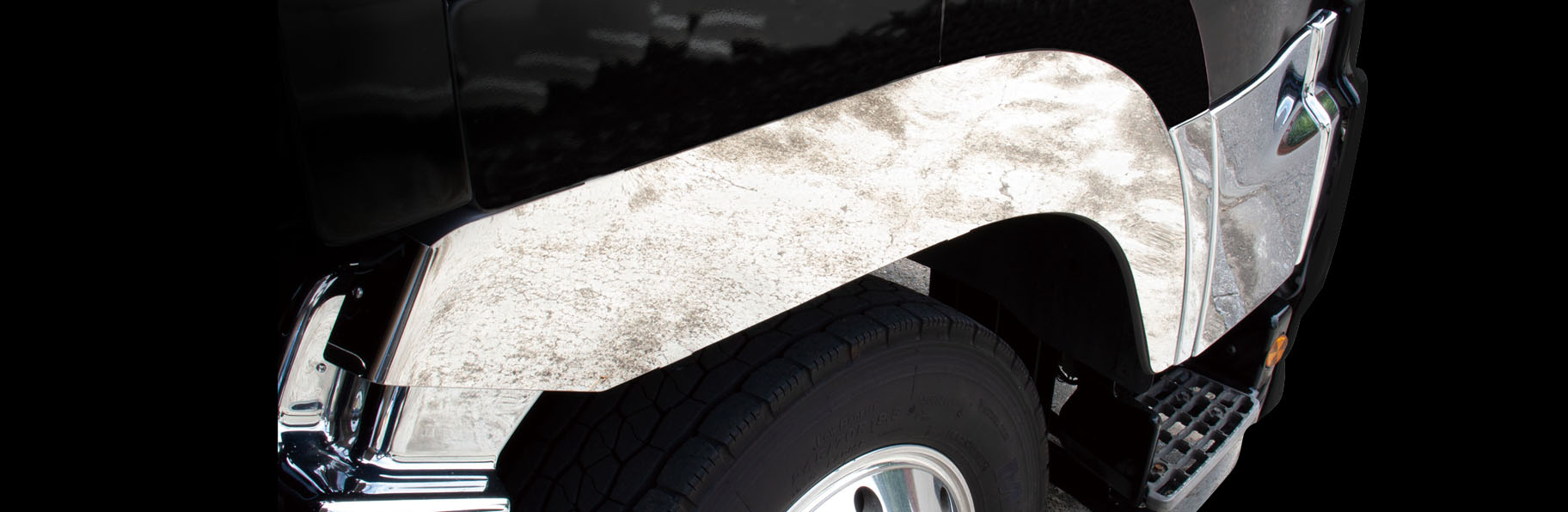 フェンダーゴムステンレスカバーR/L ウロコ クオン | 株式会社ジェット