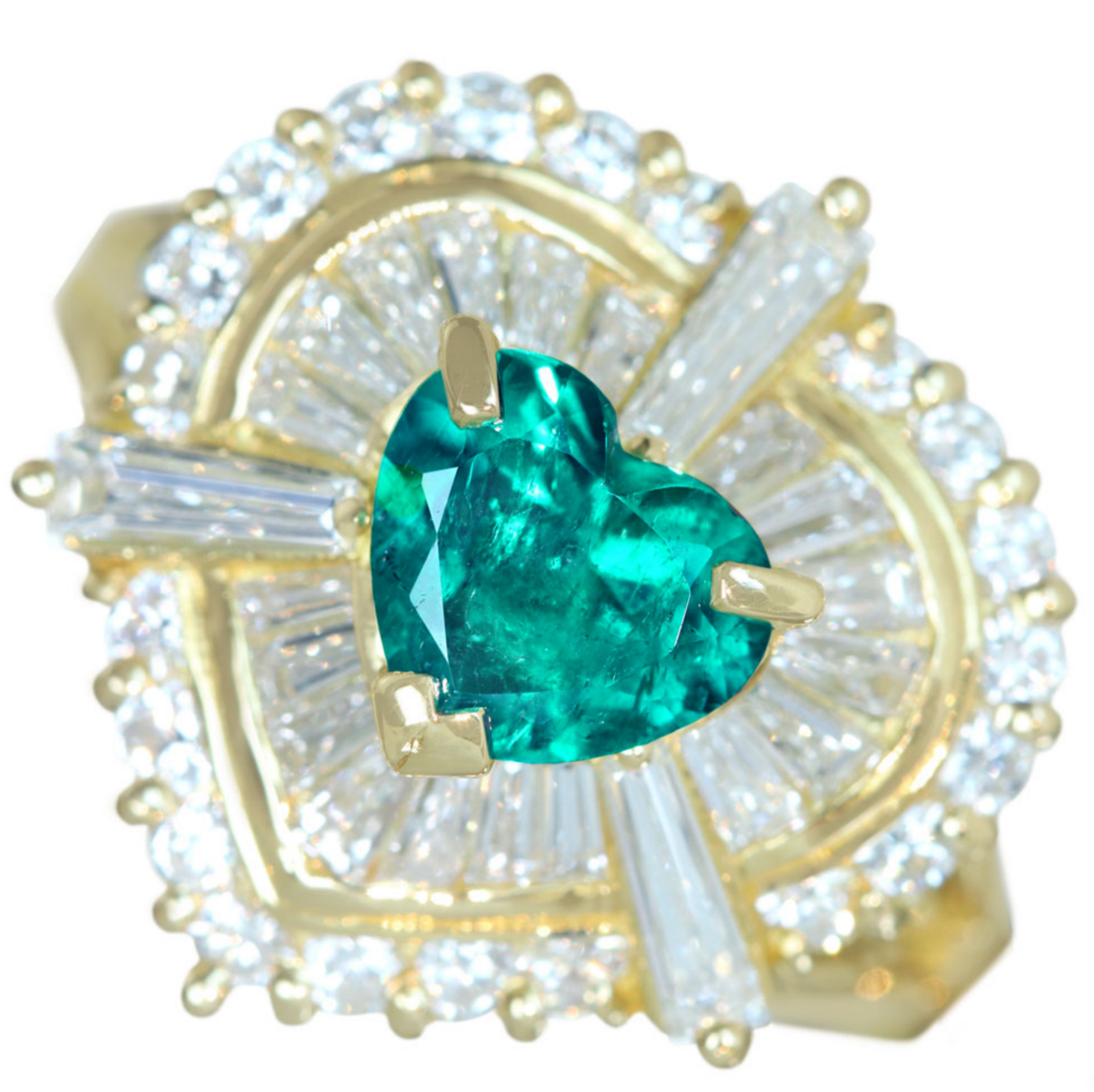 jewel planet 公式サイト / K18YG エメラルド 0.72ct ダイヤモンド