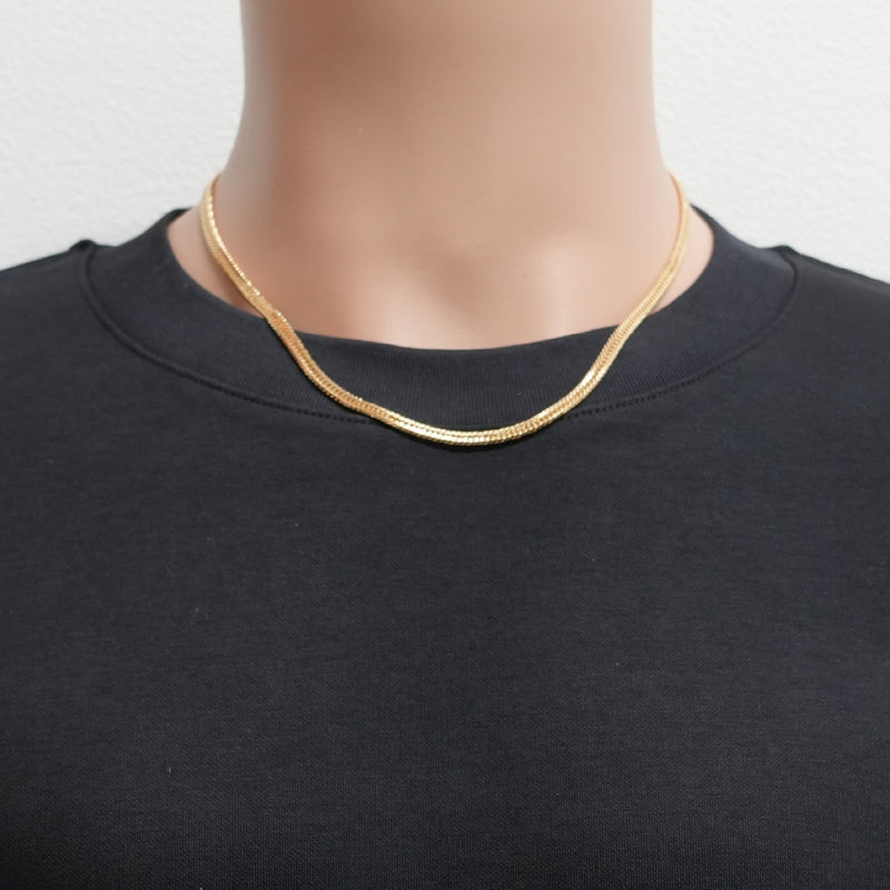 喜平 ネックレス K18 トリプル 12面 18g 45cm 造幣局検定マーク(ホール