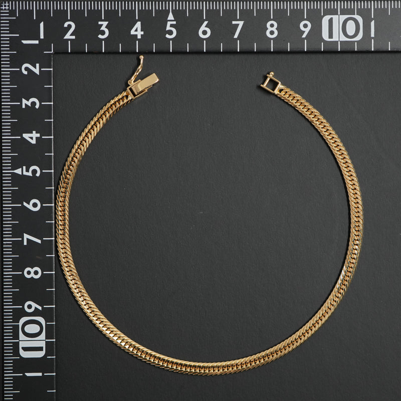 喜平 アンクレット K18 トリプル 12面 10g 24cm 造幣局検定マーク