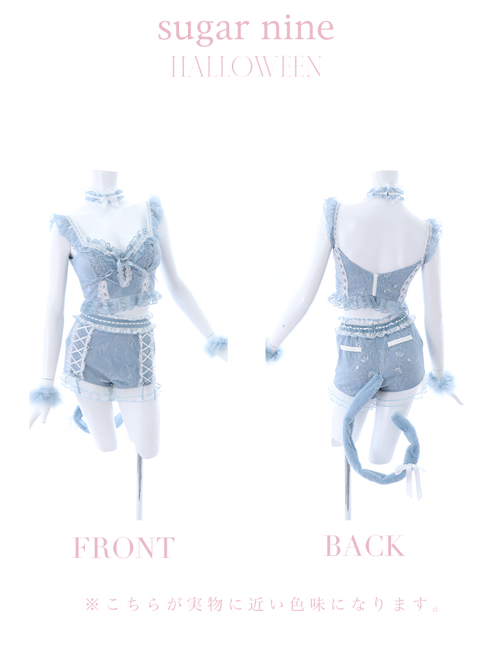 マリームーンコラボ】 セクシーレースキャット【ハロウィンコスプレ6点