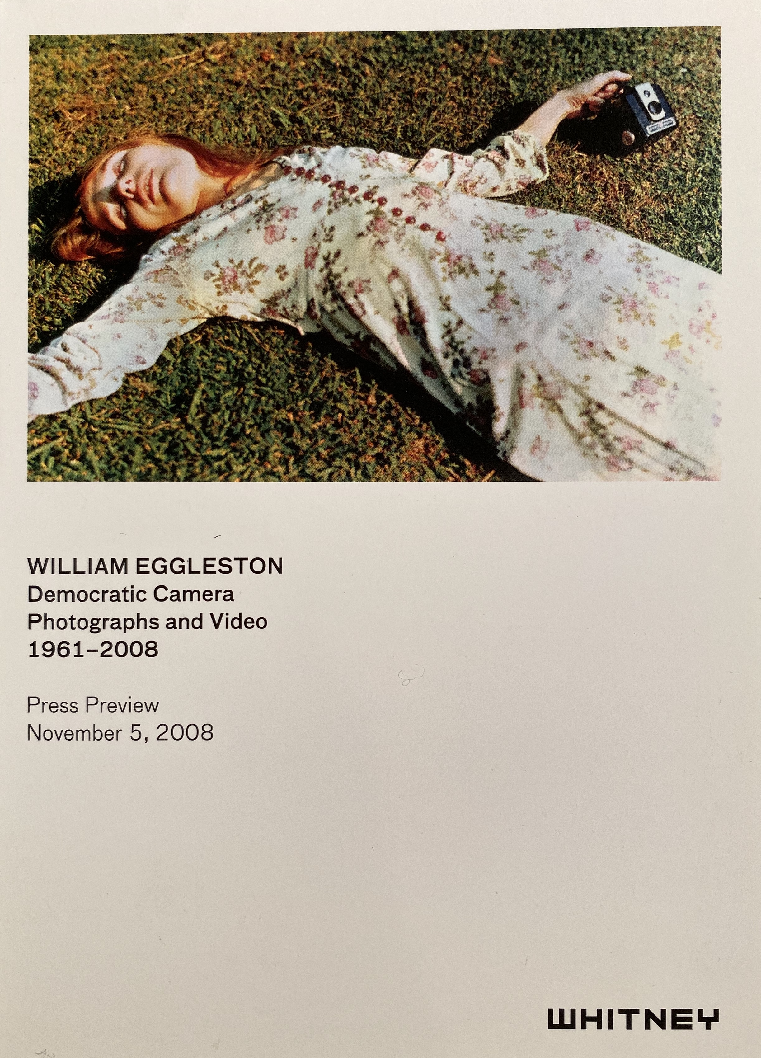 William Eggleston). William Eggleston: Democratic Camera