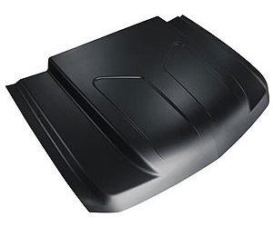 Key Parts 0856-045: Steel Cowl Induction Hood - JEGS