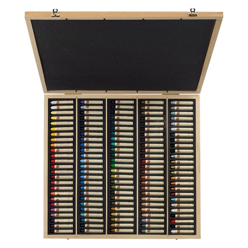 Sennelier Oil Pastels Wood Box Set Assorted Colors (Set of 120