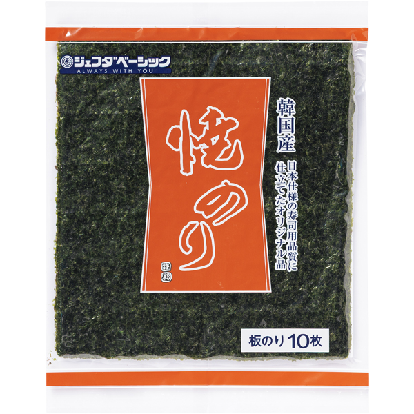 焼のり 韓国産（日本仕様）｜オリジナル商品｜株式会社ジェフダ（JFDA）