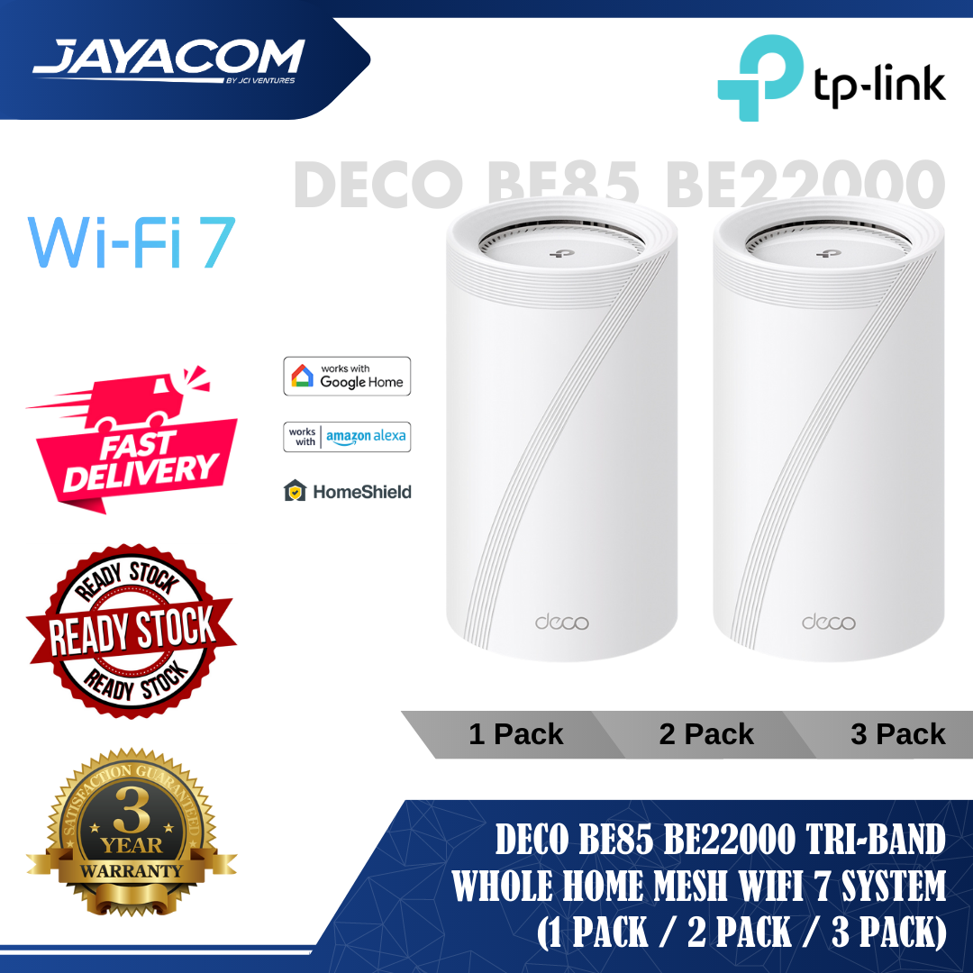 TP-Link Deco BE22000 メッシュWi-Fiシステム 2台セット Deco BE85