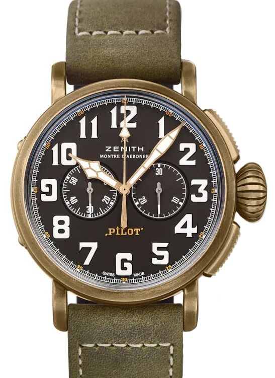 Zenith Pilot Type 20 Chronograph Extra Special Bronze Black Arabic