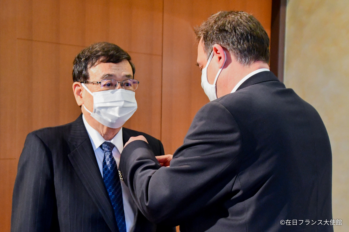 フランス共和国 国家功労勲章オフィシエの受章について｜日本原子力