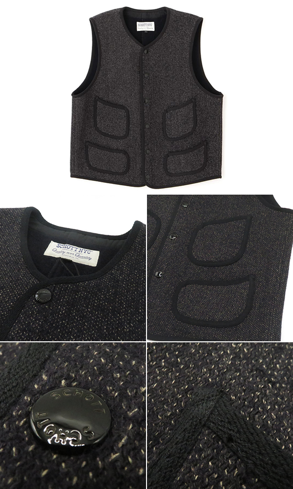 Schott ショット ラッセル編|ビーチクロスベスト『BEACH CLOTH VEST