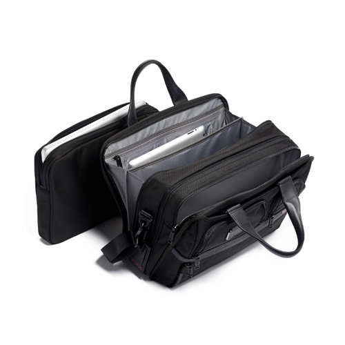 ALPHA エクスパンダブル オーガナイザー ラップトップ ブリーフ