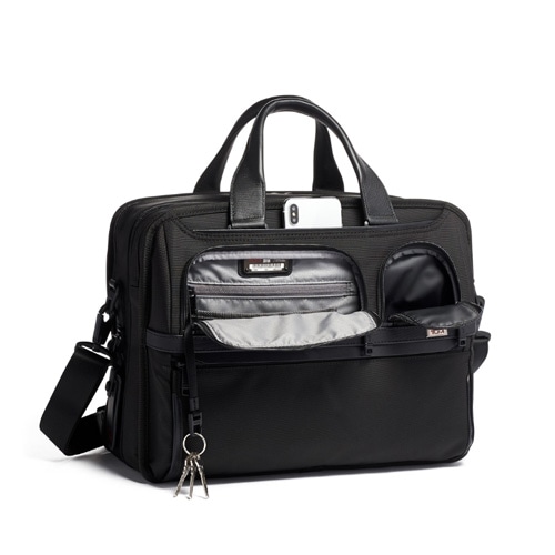 ALPHA エクスパンダブル オーガナイザー ラップトップ ブリーフ