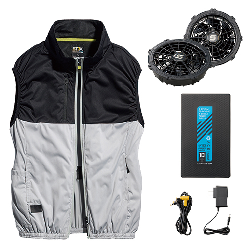 作業服:空調服(R)・ファン付きウェア:セット販売空調服(R)・ファン付き