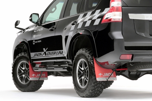 JAOS マッドガードⅢ リヤセット レッド プラド 150系｜株式会社