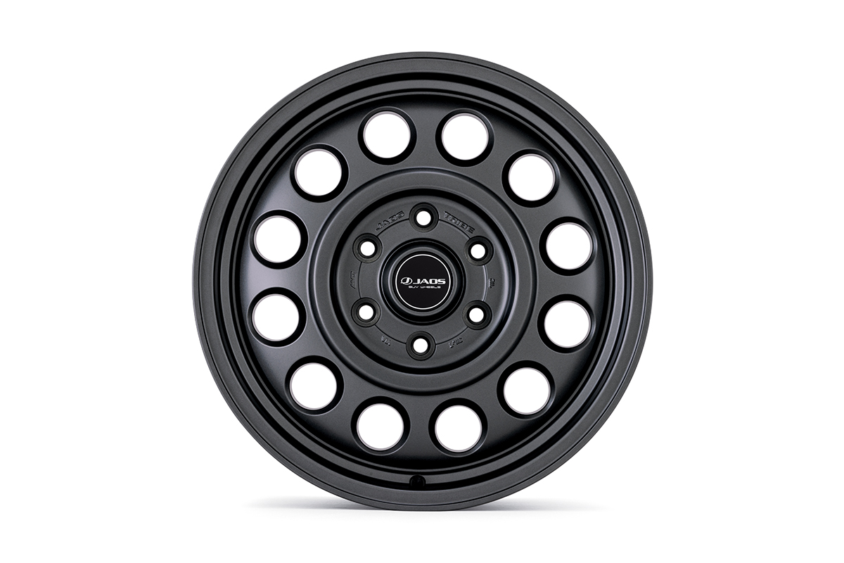 JAOS TRIBE 18x8.5J+55 6H139.7 マットガンメタリック ｜株式会社