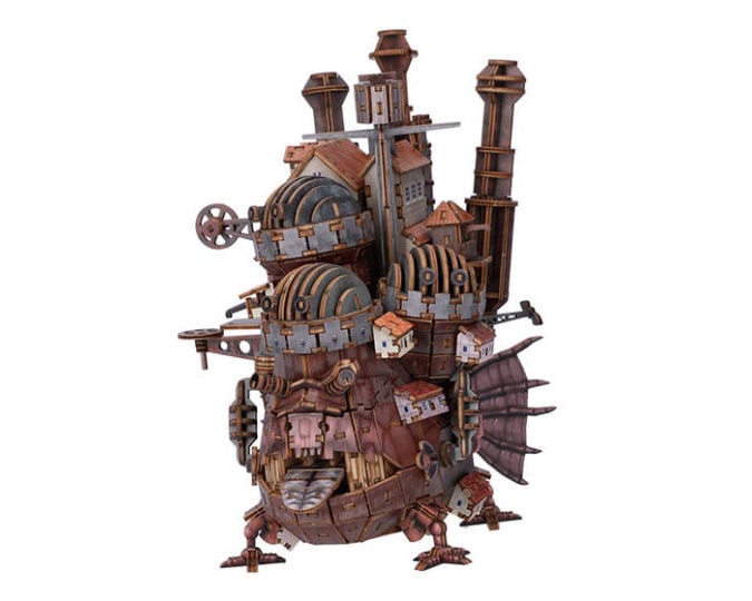 Ki-Gu-Mi Howl's Moving Castle Color Model Kit | Japan Trend Shop
