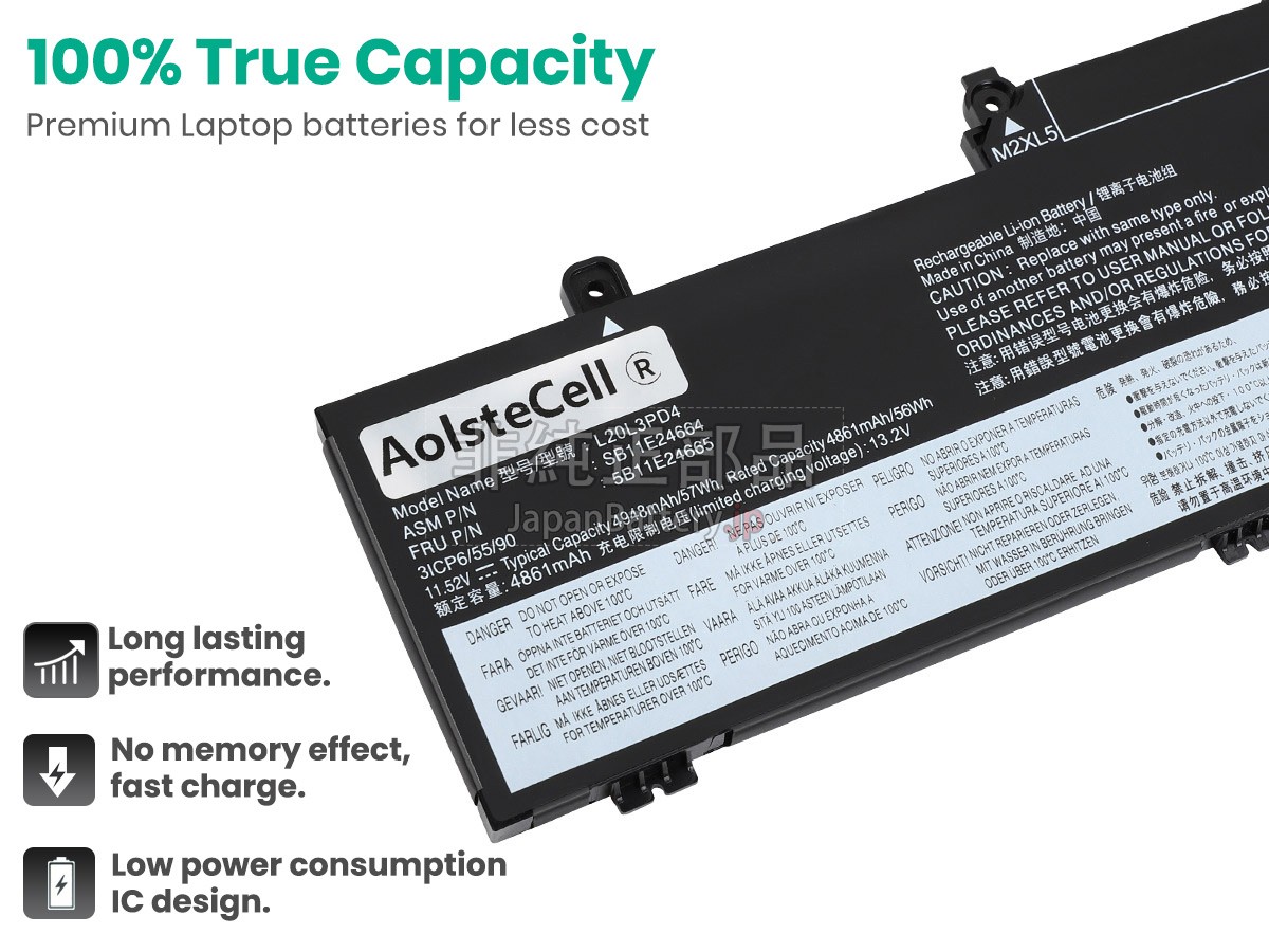 新品 Lenovo ThinkPad E15 GEN 2-20TD005FJP バッテリー交換