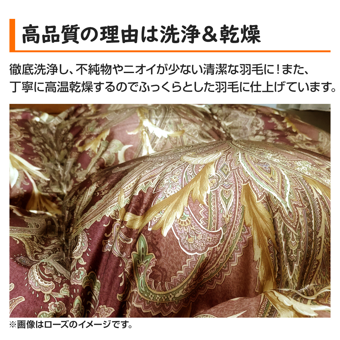 モリリン 布団・快眠グッズ ハンガリー産ダウン90%羽毛布団 ダブル