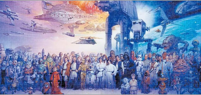 Tsuneo Sanda ステンドアートジグソーパズル スター・ウォーズ