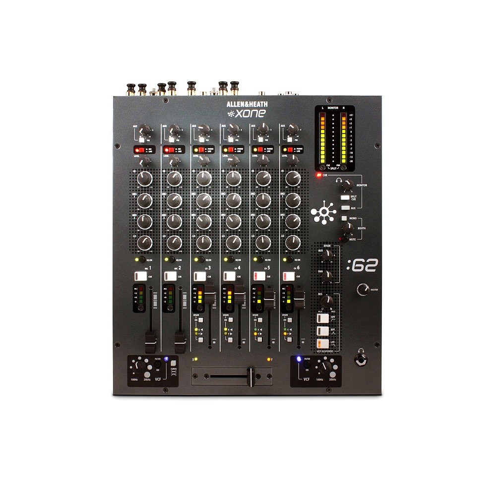 Allen & Heath XONE:62 Professional 6-Channel Club/DJ Mixer - JB Music