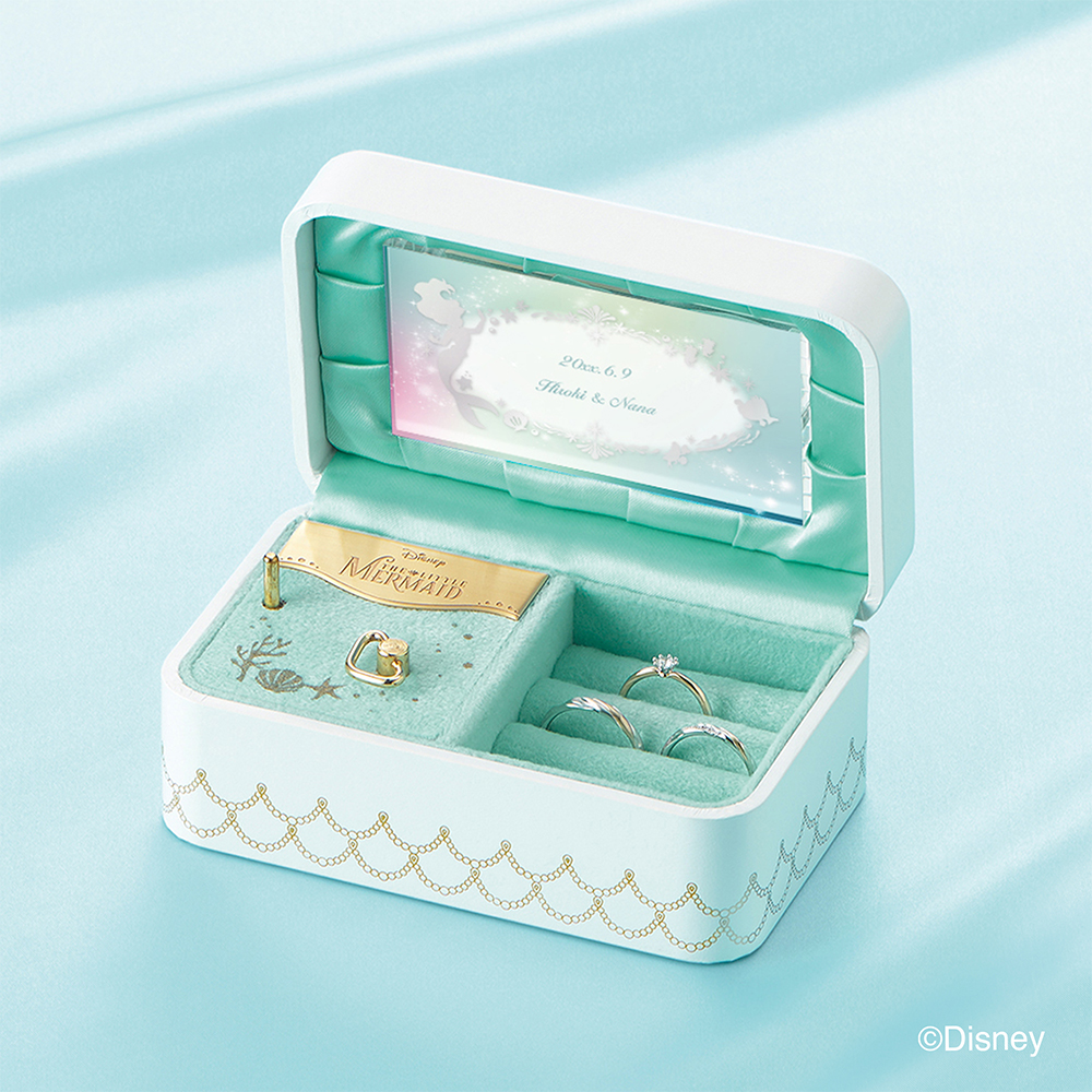 ディズニー リトル・マーメイド オルゴールジュエリーボックス