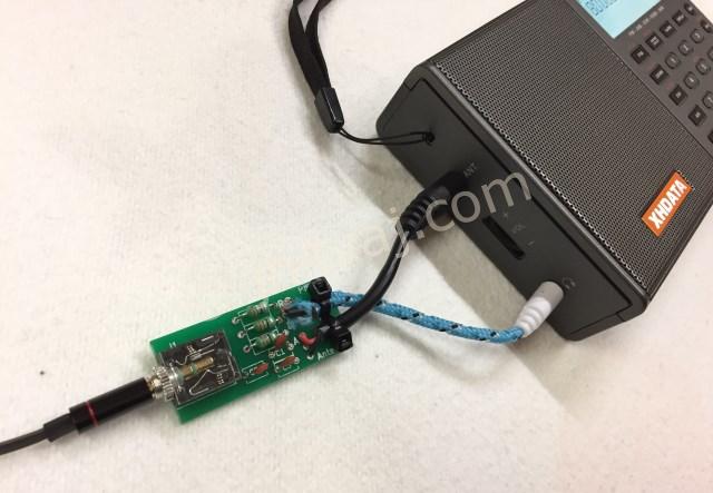 D-808用にイヤフォンアンテナアダプタを作ってみた | jh4vaj