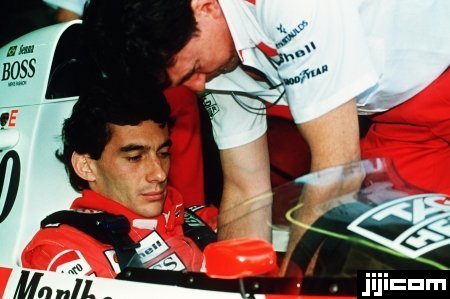 F1日本GPレース直前のアイルト…：アイルトン・セナ 音速の貴公子
