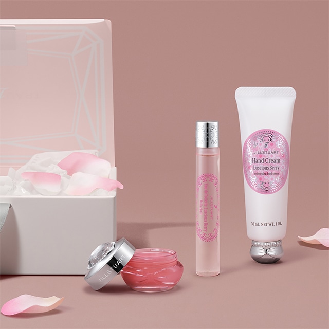 ホワイトフローラルセット〈ハンドクリーム/リップマスク/ローラー