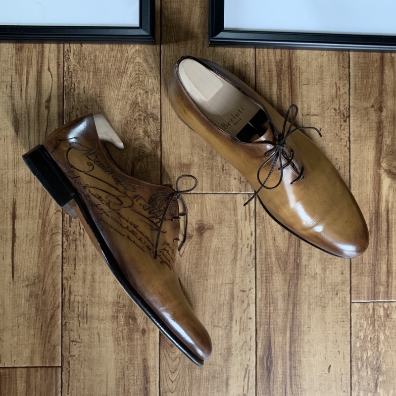 ベルルッティ アレッサンドロ ガレ レザーオックスフォードの買取実績