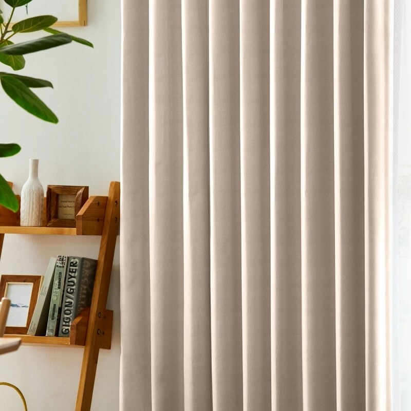 ツル カーテン JD-67286R シェルピンク ｜ジャストカーテン