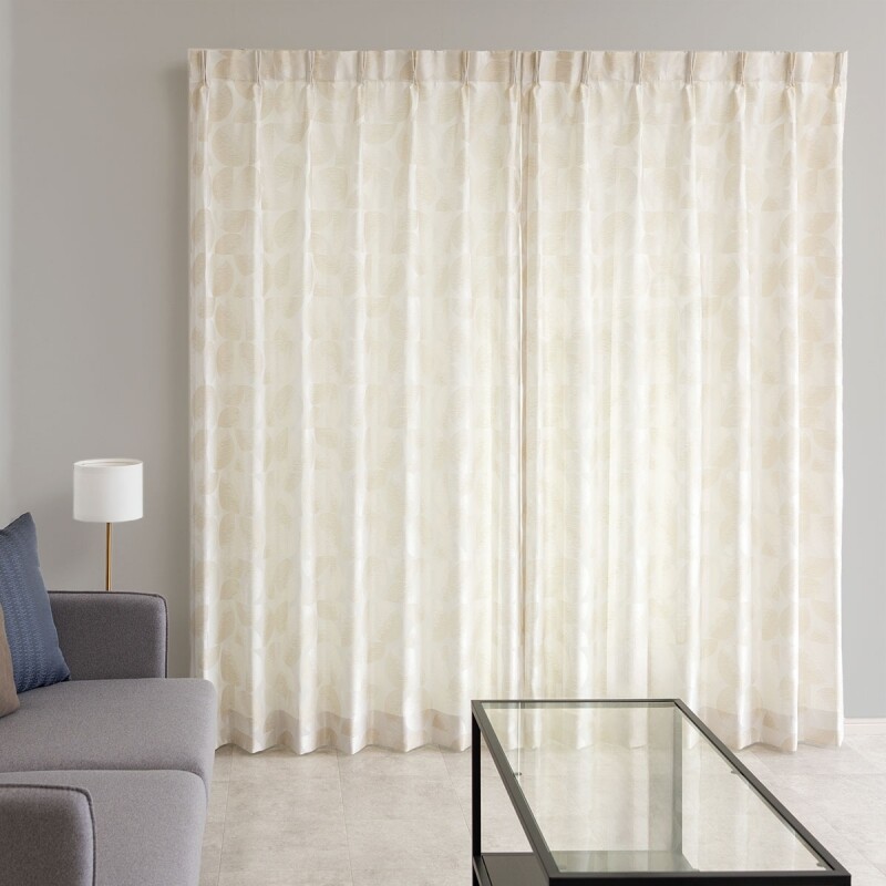 ムーン カーテン JE-92891 アイボリー ｜ジャストカーテン