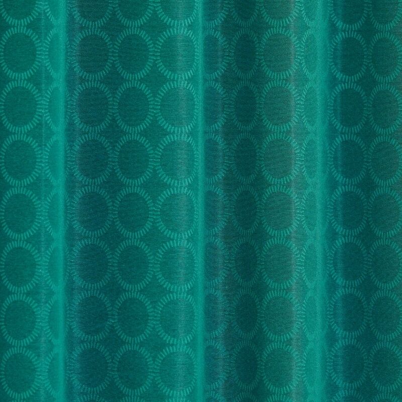 ワオン カーテン JD-19245 ピーコックグリーン ｜ジャストカーテン
