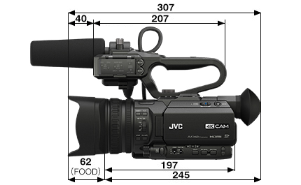 主な仕様 | 4Kメモリーカードカメラレコーダー GY-HM175 | 業務用