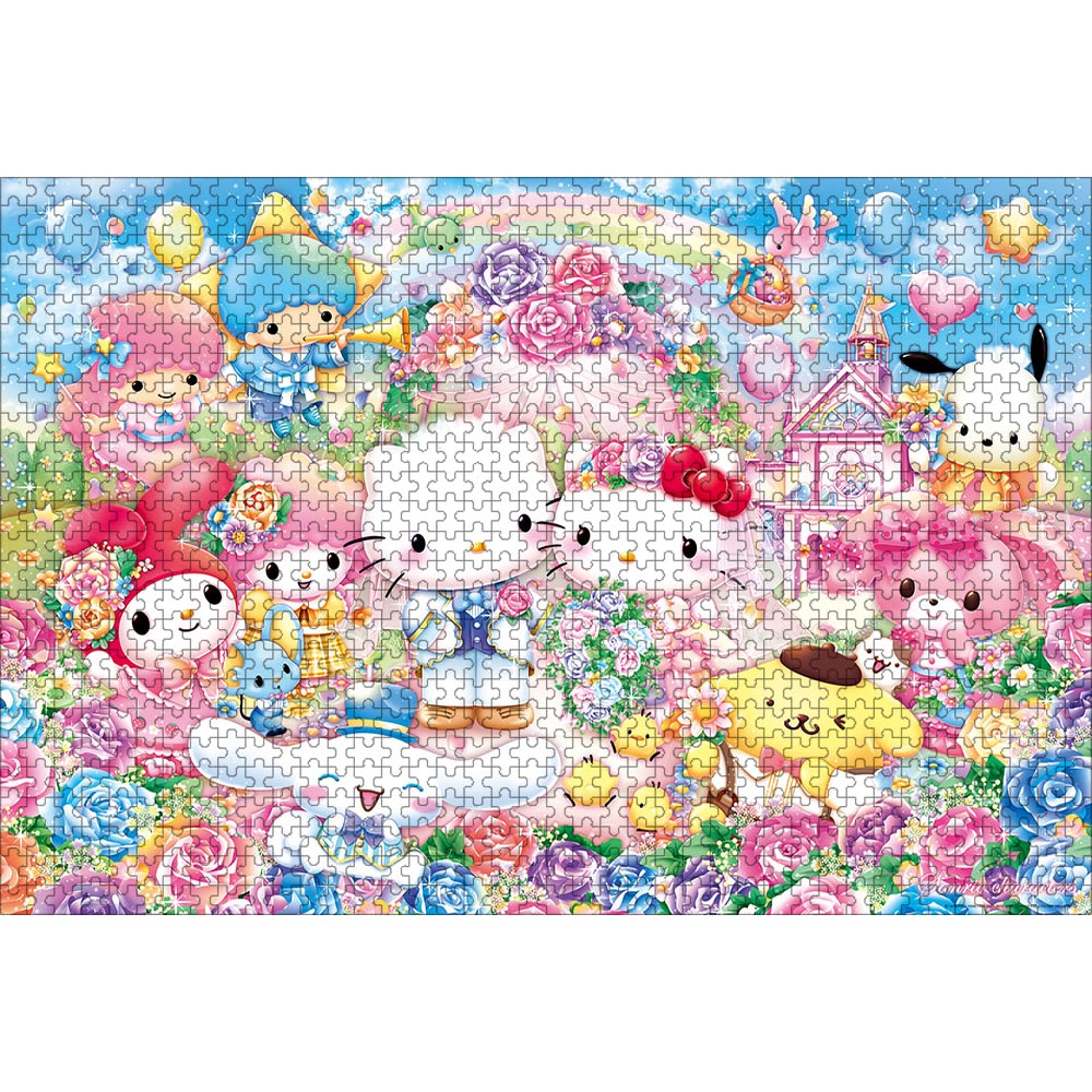 ジグソーパズル 500ピース サンリオ ハローキティのフラワーショップ