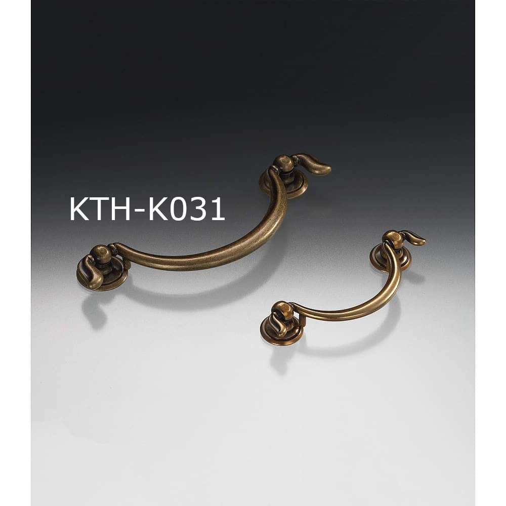 スガツネ工業/つまみハンドル王国 KTH-K031 アンティーク 真鍮古美